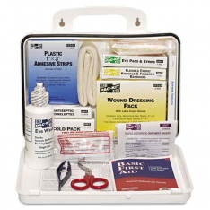 FIRST AID ONLY 6430, WEATHERPROOF PLASTIC 25PERSON IND. FIRST AID K